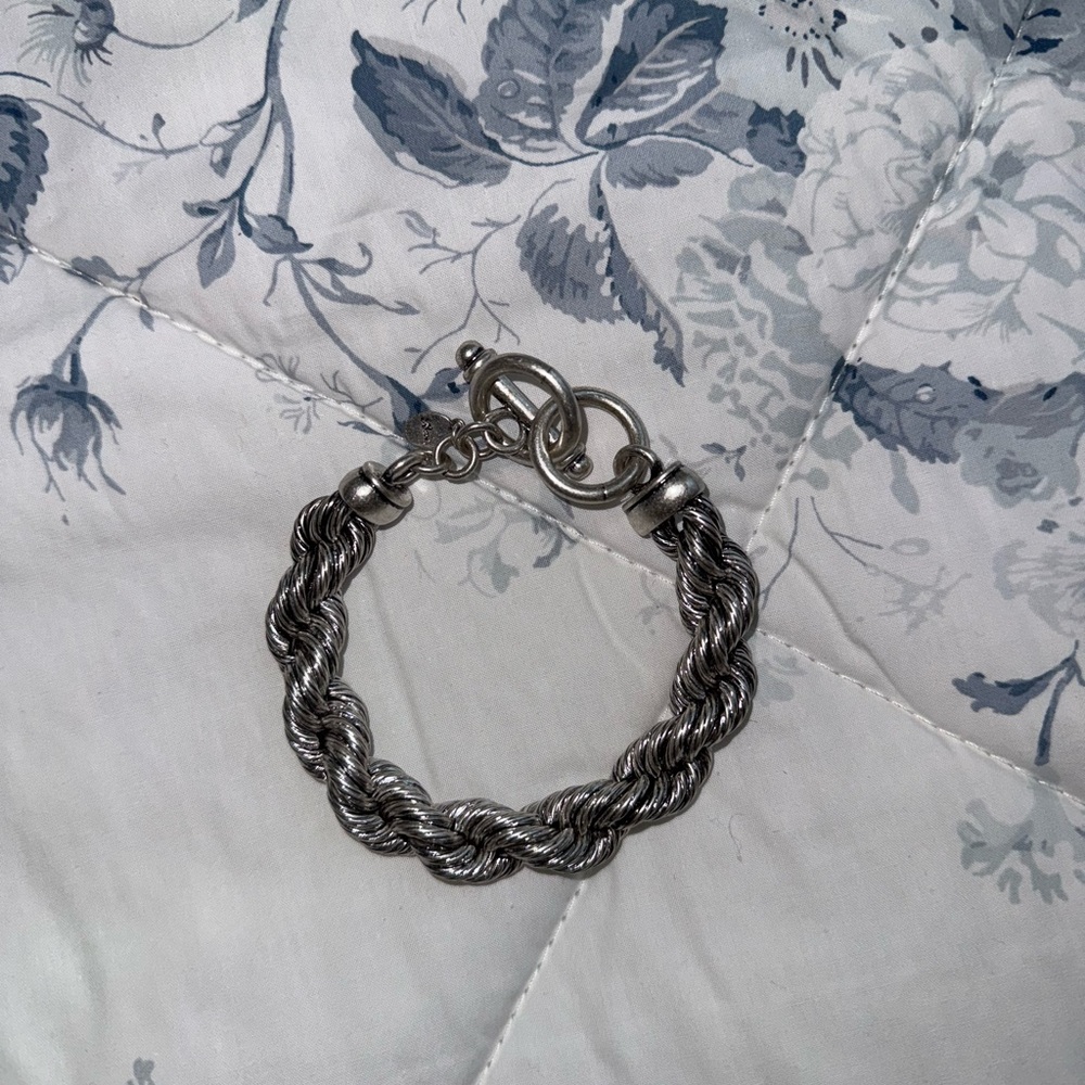Sterling Silver Rope Bracelet